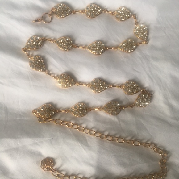 Accessories - Gold rhinestone vintage like belt